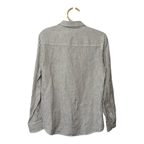 Tommy Bahama Yacht Me Knot Linen Blend Tea Leaf Olive White Button Down  SZ XS - Picture 9 of 13